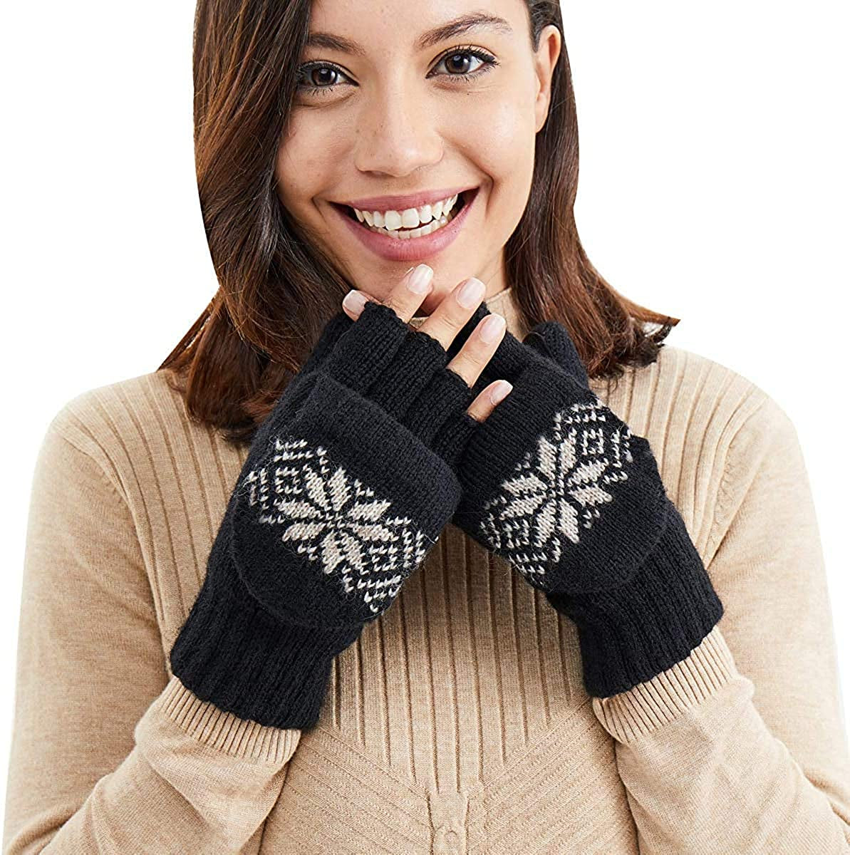 Metog Suede Thinsulate Thermal Insulation Mittens Apparel & Accessories > Clothing Accessories > Gloves & Mittens Metog Snow Black Regular
