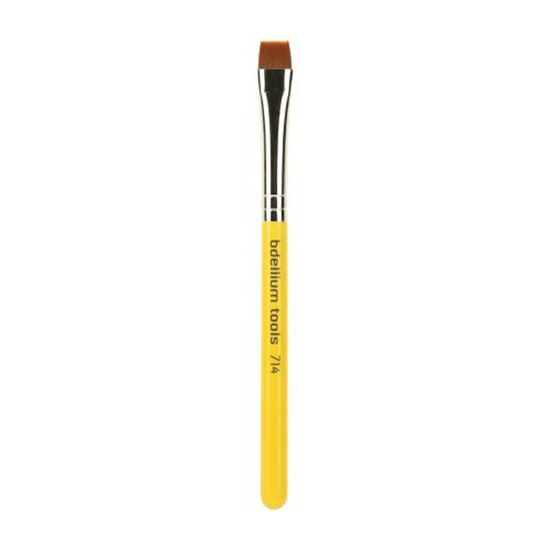 Bdellium Tools Professional Makeup Brush Studio Series - Flat Eye Definer 714 Health & Beauty > Personal Care > Cosmetics > Cosmetic Tools > Makeup Tools BDELLIUM TOOLS Brown 1 Count (Pack of 1)