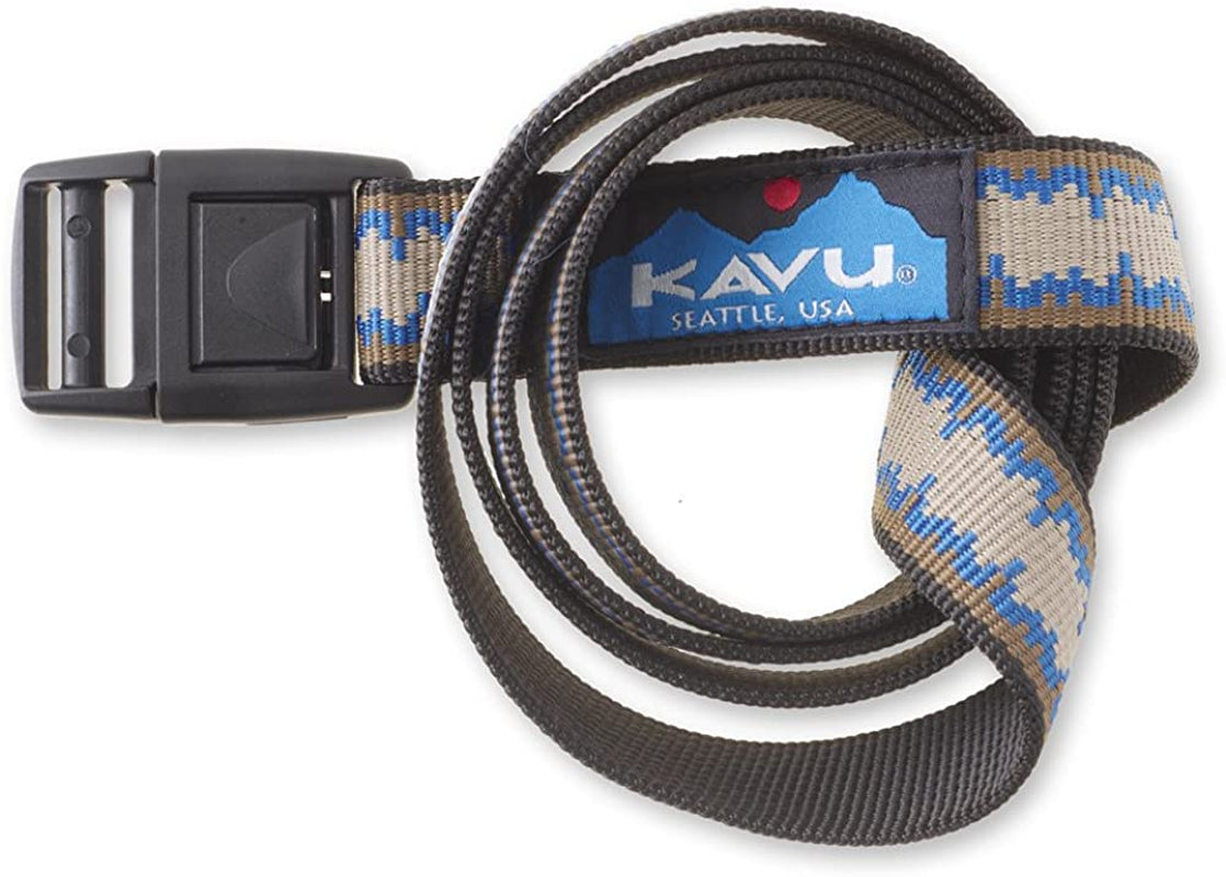 KAVU Burly Belt 1 Inch Nylon Adjustable Waist - Made in America Apparel & Accessories > Clothing Accessories > Belts KAVU-Outdoors Sesame One Size
