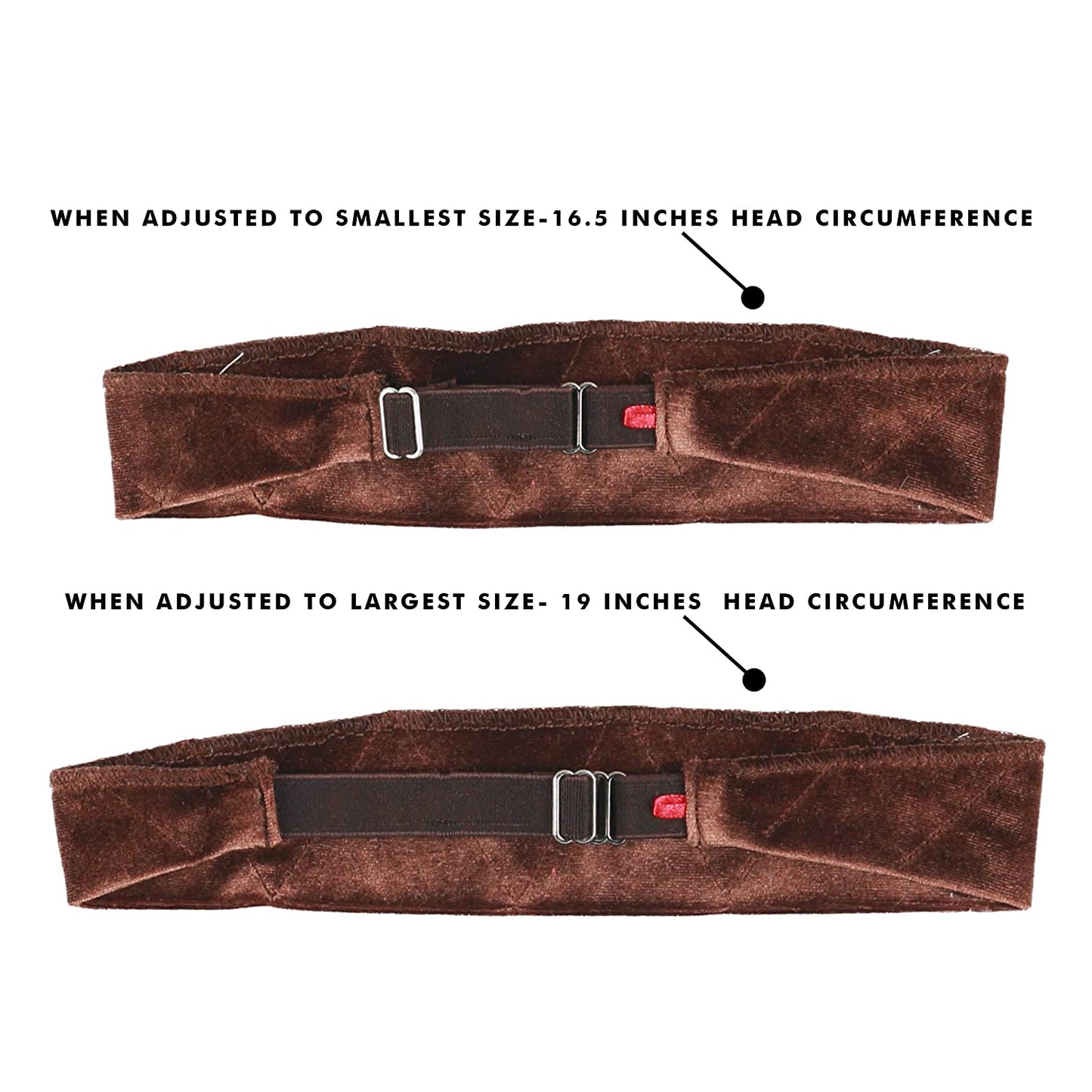 Madison Headwear Wig Grip Headbands for Women- Adjustable to Custom Fit Your Head - Velvet Comfort - Wig Bands No Slip Breathable Lightweight Material for All Day Wear! Keep Wig Comfortably Secured Apparel & Accessories > Clothing Accessories > Headwear Madison Headwear
