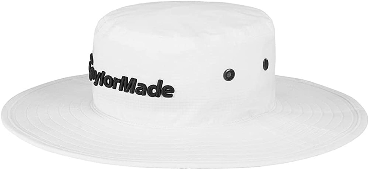 Taylormade Eyelet Bucket Hat Apparel & Accessories > Clothing Accessories > Hats TaylorMade White Large