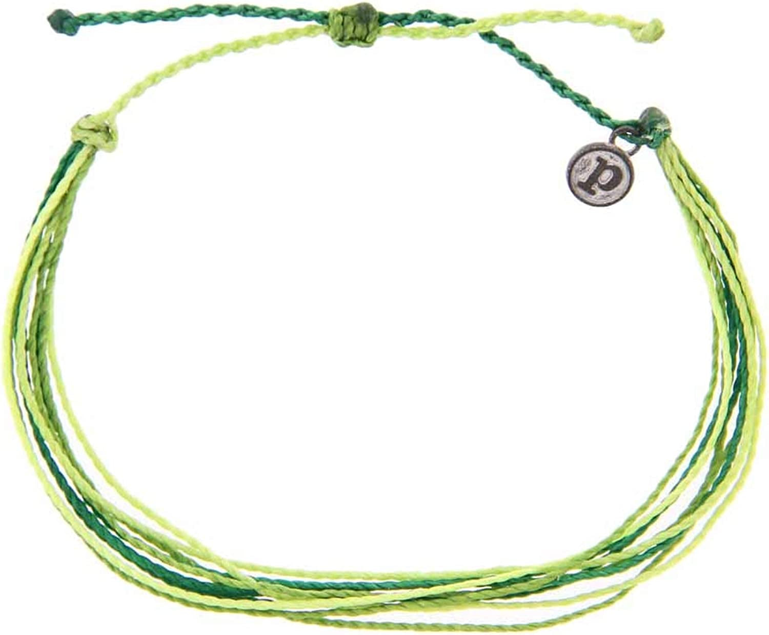 Pura Vida Anklet 100% Waterproof, Wax-Coated with Iron-Coated Copper Charm Apparel & Accessories > Jewelry > Anklets Pura Vida Grass is Always Greener