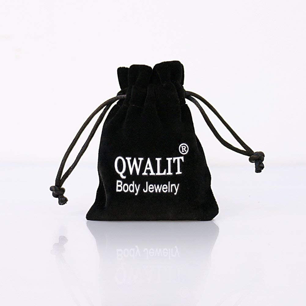 QWALIT Industrial Piercing Jewelry Industrial Piercing Industrial Earrings for Women Men 16G 14G Industrial Barbell Surgical Stainless Steel Scaffold Industrial Bar Piercing Iindustrial Bar Apparel & Accessories > Jewelry > Body Jewelry QWALIT