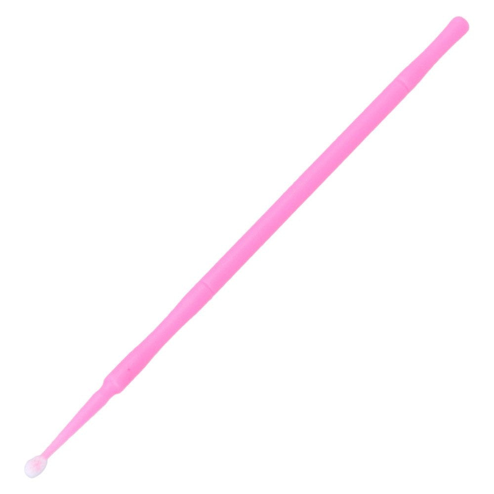 Flyitem 400 Pcs Pink Professional Regular Disposable Micro Mascara Applicator Brush Bendable Individual Eyelash Extension Mini Fiber Swabs Eye Lash Makeup Cosmetic Tool (Pink) Health & Beauty > Personal Care > Cosmetics > Cosmetic Tools > Makeup Tools FlyItem
