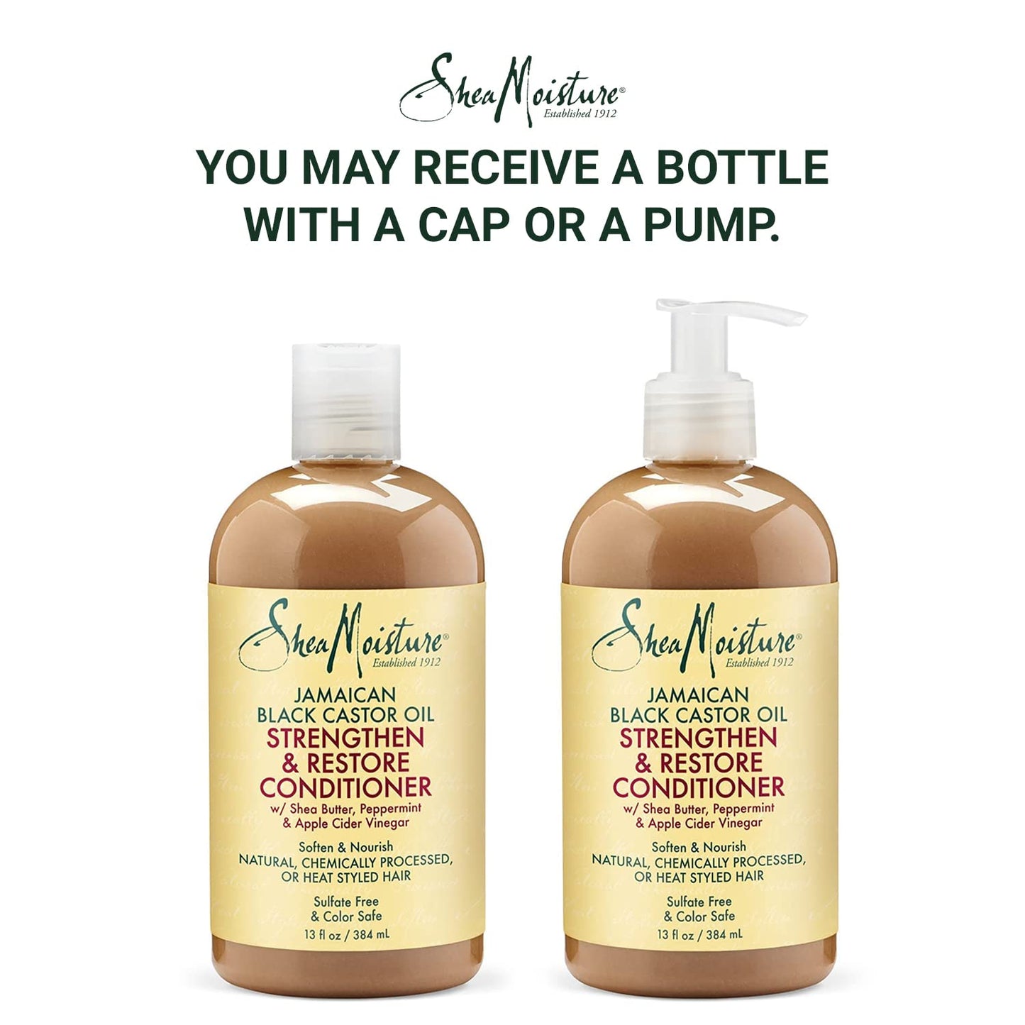 Shea Moisture Curly Hair Product Bundle Shampoo 16 Fl Oz, Conditioner 13 Fl Oz, Leave in Conditioner 16 Oz, Jamaican Black Castor Oil for Healthy Hair Growth, Strengthen & Restore, Sulfate Free Health & Beauty > Personal Care > Hair Care SHEA MOISTURE