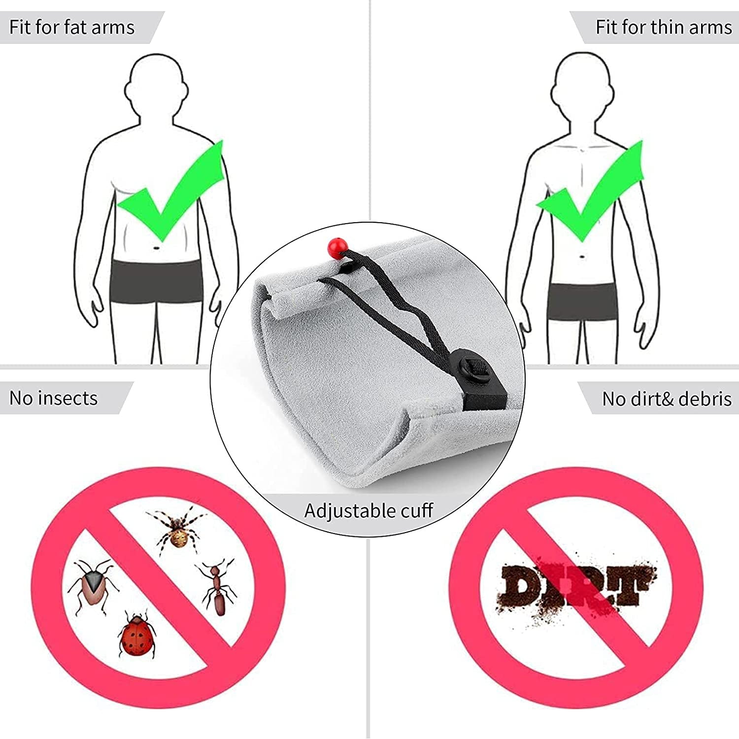 Supersfel Gardening Gloves for Women/Men, Rose Pruning Thorn-Proof Gloves, with Adjustable Cuff and Durable Goatskin Leather, Comfy Breathable Long Sleeve Work Garden Gauntlet Gloves for Yard Work(M) Apparel & Accessories > Clothing Accessories > Gloves & Mittens Supersfel