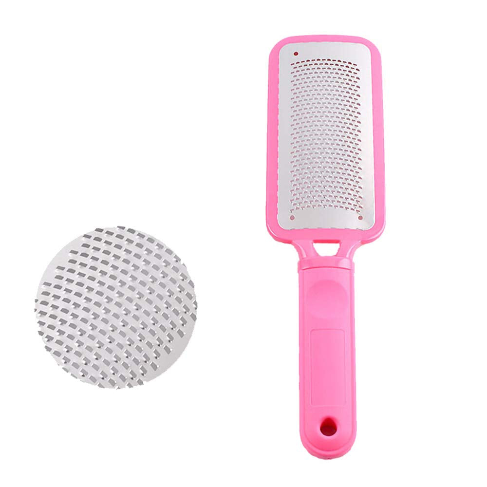 JISTL Foot File Colossal Foot Rasp Stainless Steel Pedicure Metal Surface Foot Care Tool ,Foot Rasp Eliminate Feet Cracked Dead Thick Dry Hard Skin (Pink&10.6") Health & Beauty > Personal Care > Foot Care JISTL