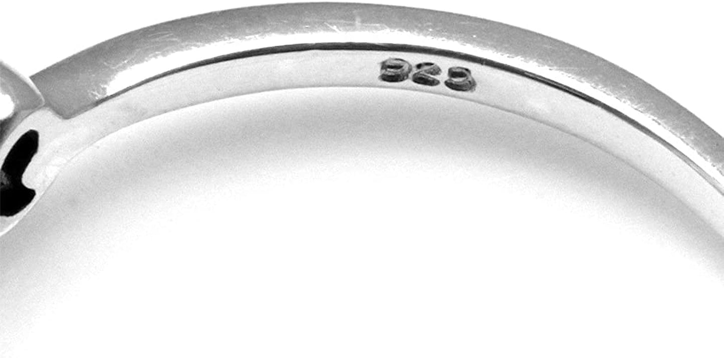 1.04Ct. Natural Heart Shape Amethyst 925 Sterling Silver Celtic Knot Ring