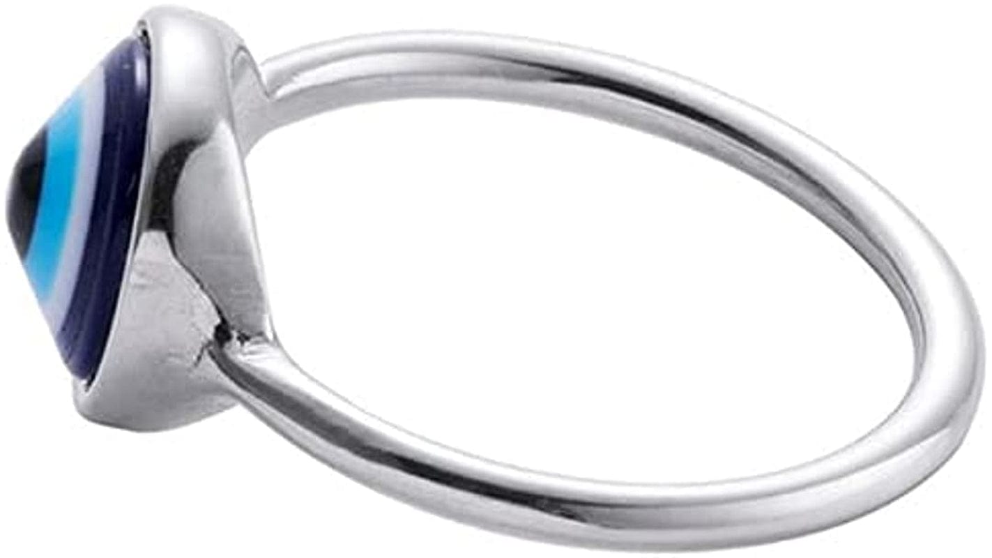 1.5Mm Stainless-Steel Evil Eye Ring