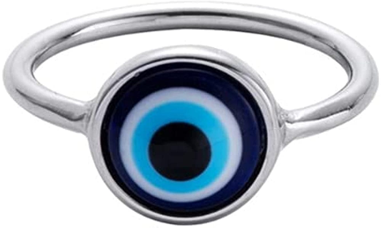 1.5Mm Stainless-Steel Evil Eye Ring 7