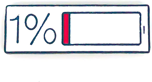 1% Power Display Pin | Anime Pins | Cute Pins | Cool Pins | Funny Pins | Enamel Pins | Lapel Pin for Backpacks, Women, Collection and Display | 1.18 Inch