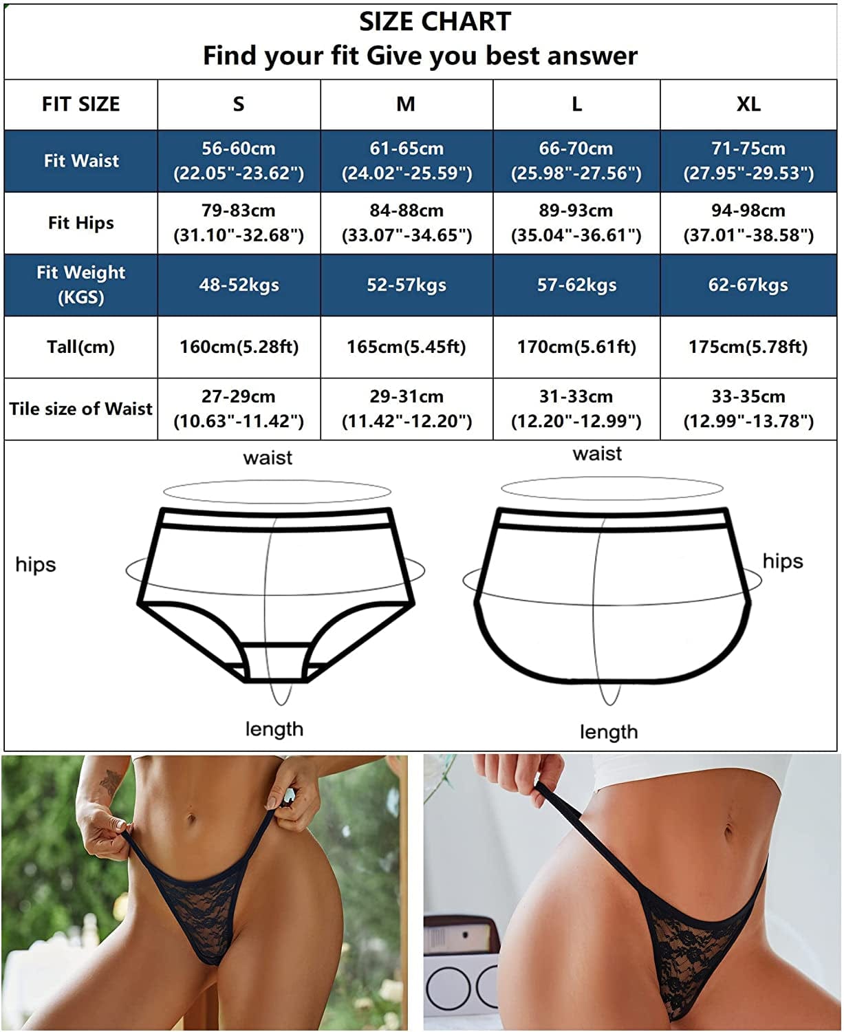 10/6 Pack G-String Thongs for Women Sexy Lace Low Rise Underwear for Ladies No Show T-Back Tanga Panties