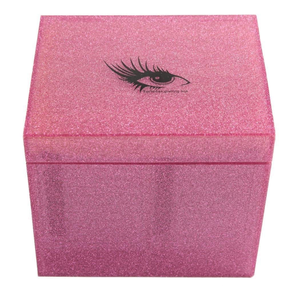10 Layers Acrylic Eyelash Storage Box, Grafting Eye Lashes Extension Close-Packed Display, Makeup Organizer False Eyelashes Glue Pallet Holder, Eyelash Box Extension Tool (Pink) Health & Beauty > Personal Care > Cosmetics > Cosmetic Tools > Makeup Tools Sisiter