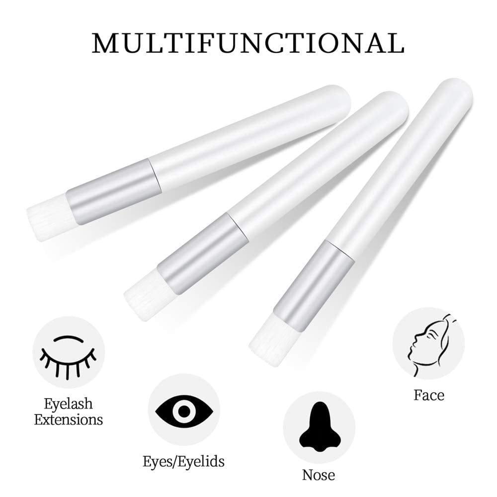 10 Pcs Cute White Lash Cleanser Brushes Lash Shampoo Brushes for Eyelash Extensions Cosmetic Brushes Peel off Blackhead Brush Remover Tool Nose Cleaning Washing Brush Health & Beauty > Personal Care > Cosmetics > Cosmetic Tools > Makeup Tools LS Keenon