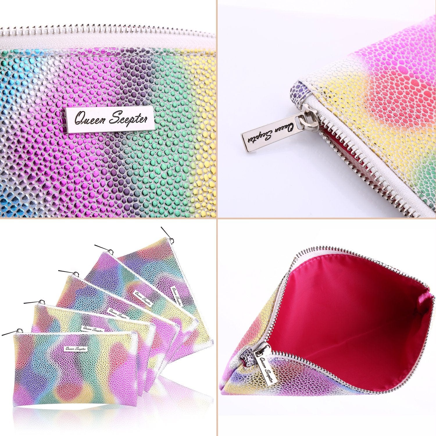 10 Pcs Makeup Brush Set Professional Bamboo Handle Make up Brush Foundation Powder Eyebrow Eyeshadow Eyebrow Concealer Lip Brushes Kits Cosmetic Tools with Colorful Artificial Leather Bag Health & Beauty > Personal Care > Cosmetics > Cosmetic Tools > Makeup Tools Queen Scepter