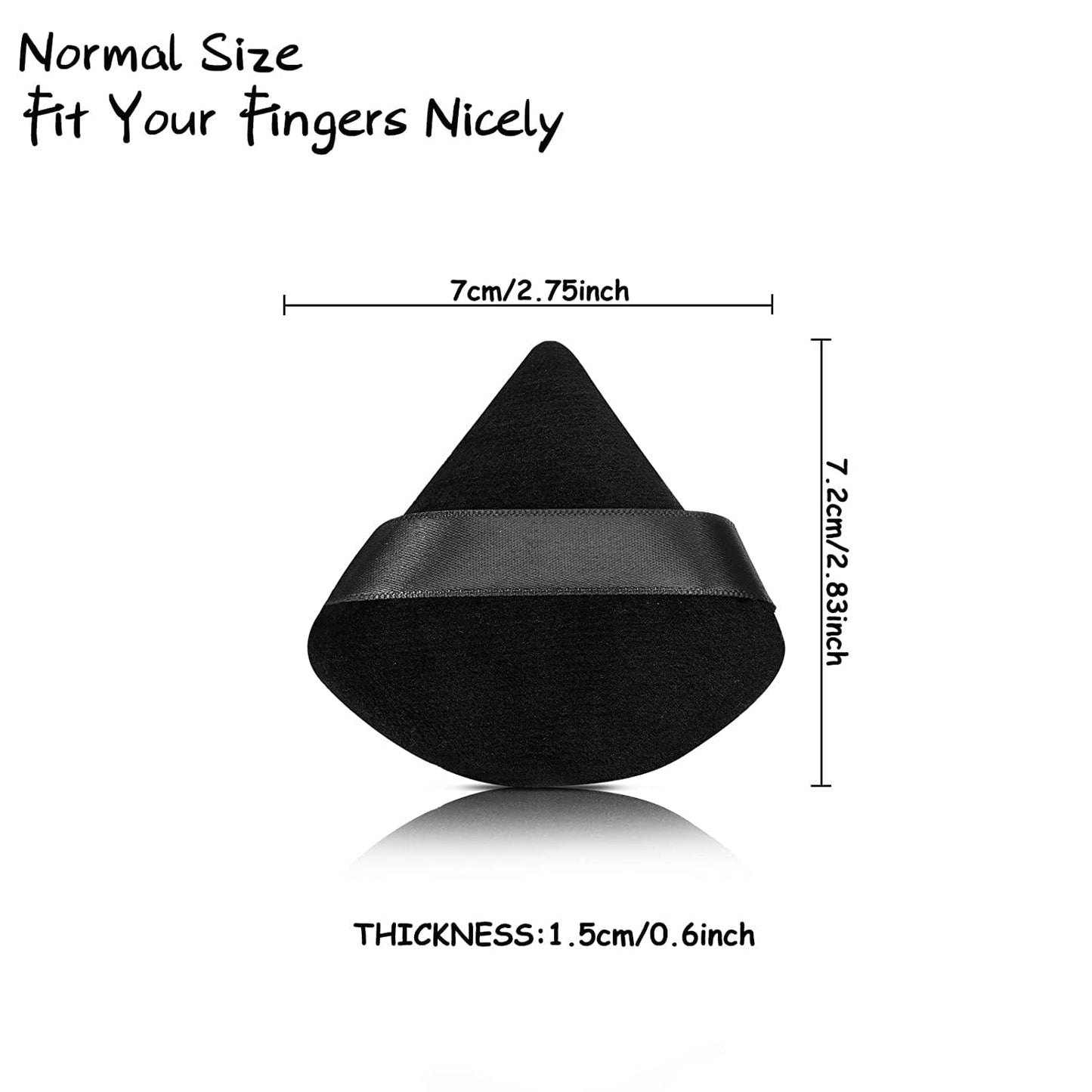 10 Pieces Pure Powder Puff Face Triangle Soft Makeup Powder Puff for Loose Powder Mineral Powder Body Powder Makeup Tool Health & Beauty > Personal Care > Cosmetics > Cosmetic Tools > Makeup Tools Maitys