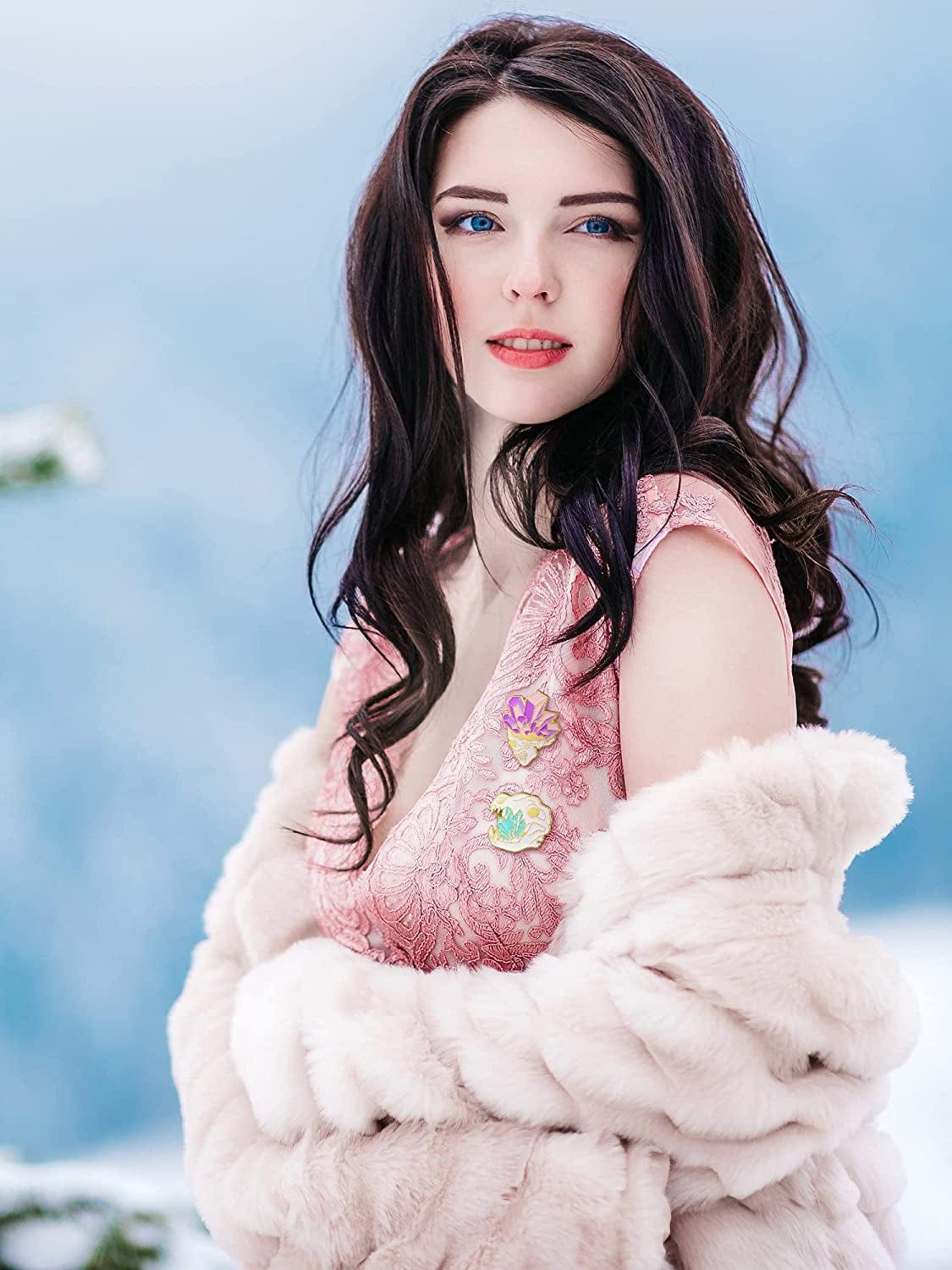 10 Pieces Skull Enamel Pins Enamel Lapel Pin Set Fancy Cute Rose Diamond Cat Brooches Pins Goth Style Cartoon Brooches Pins Aesthetic Lapel Badge Pins for Backpacks Clothes Bags