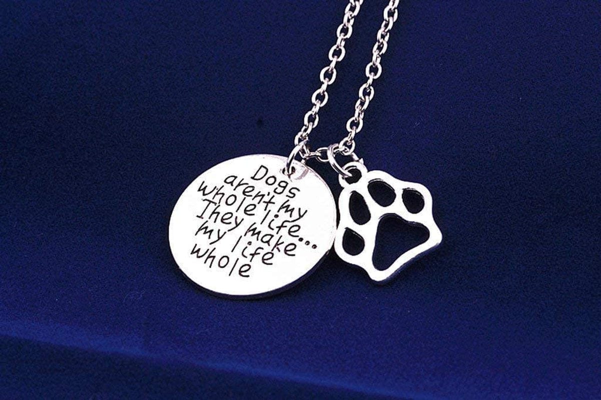 100 Grams Pet Charm,Assorted Dog Bone Paw Print Footprint Charm Pendant for DIY Necklace Bracelet Jewelry Making Findings(Antique Silver Tone)