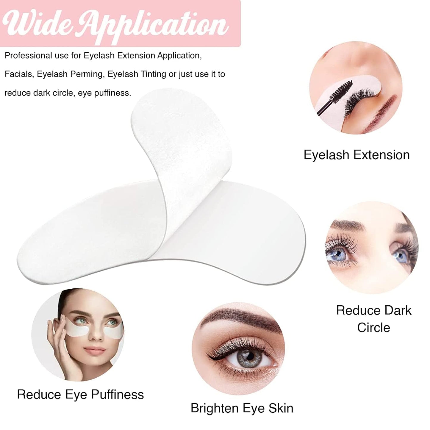 100 Pairs Greenlife 100% Natural Eyelash Extension under Eye Gel Pads Patches Kit Collagen Aloe Vera Hydrogel Eye Patches Eyelash Extension Supplies Tools, Lash Extension Supplies, Lash Tech Supplies Health & Beauty > Personal Care > Cosmetics > Cosmetic Tools > Skin Care Tools GreenLife
