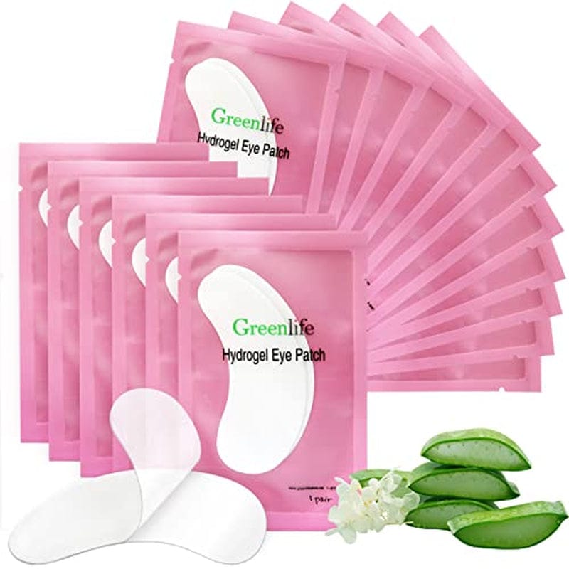 100 Pairs Greenlife 100% Natural Eyelash Extension under Eye Gel Pads Patches Kit Collagen Aloe Vera Hydrogel Eye Patches Eyelash Extension Supplies Tools, Lash Extension Supplies, Lash Tech Supplies Health & Beauty > Personal Care > Cosmetics > Cosmetic Tools > Skin Care Tools GreenLife 200pcs