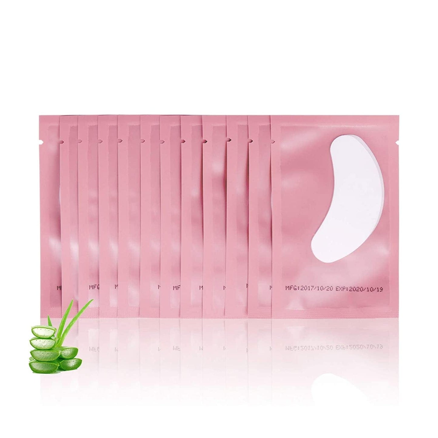 100 Pairs Set Gel Pads for Eyelash Extensions, Comfy and Cool under Eye Pads for Eyelash Extensions Eye Patches Beauty Tool Health & Beauty > Personal Care > Cosmetics > Cosmetic Tools > Skin Care Tools Voncasen Pink