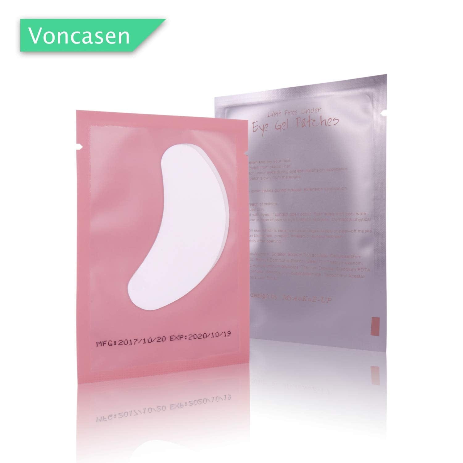 100 Pairs Set Gel Pads for Eyelash Extensions, Comfy and Cool under Eye Pads for Eyelash Extensions Eye Patches Beauty Tool Health & Beauty > Personal Care > Cosmetics > Cosmetic Tools > Skin Care Tools Voncasen