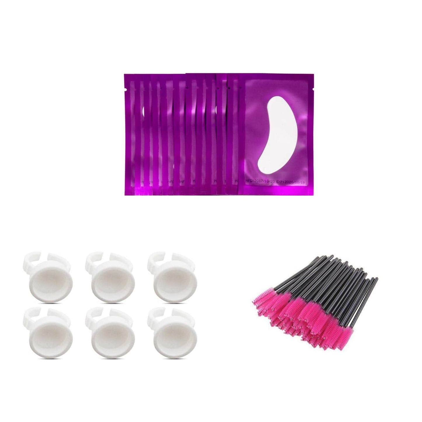 100 Pairs Set Gel Pads for Eyelash Extensions, Comfy and Cool under Eye Pads for Eyelash Extensions Eye Patches Beauty Tool Health & Beauty > Personal Care > Cosmetics > Cosmetic Tools > Skin Care Tools Voncasen Purple