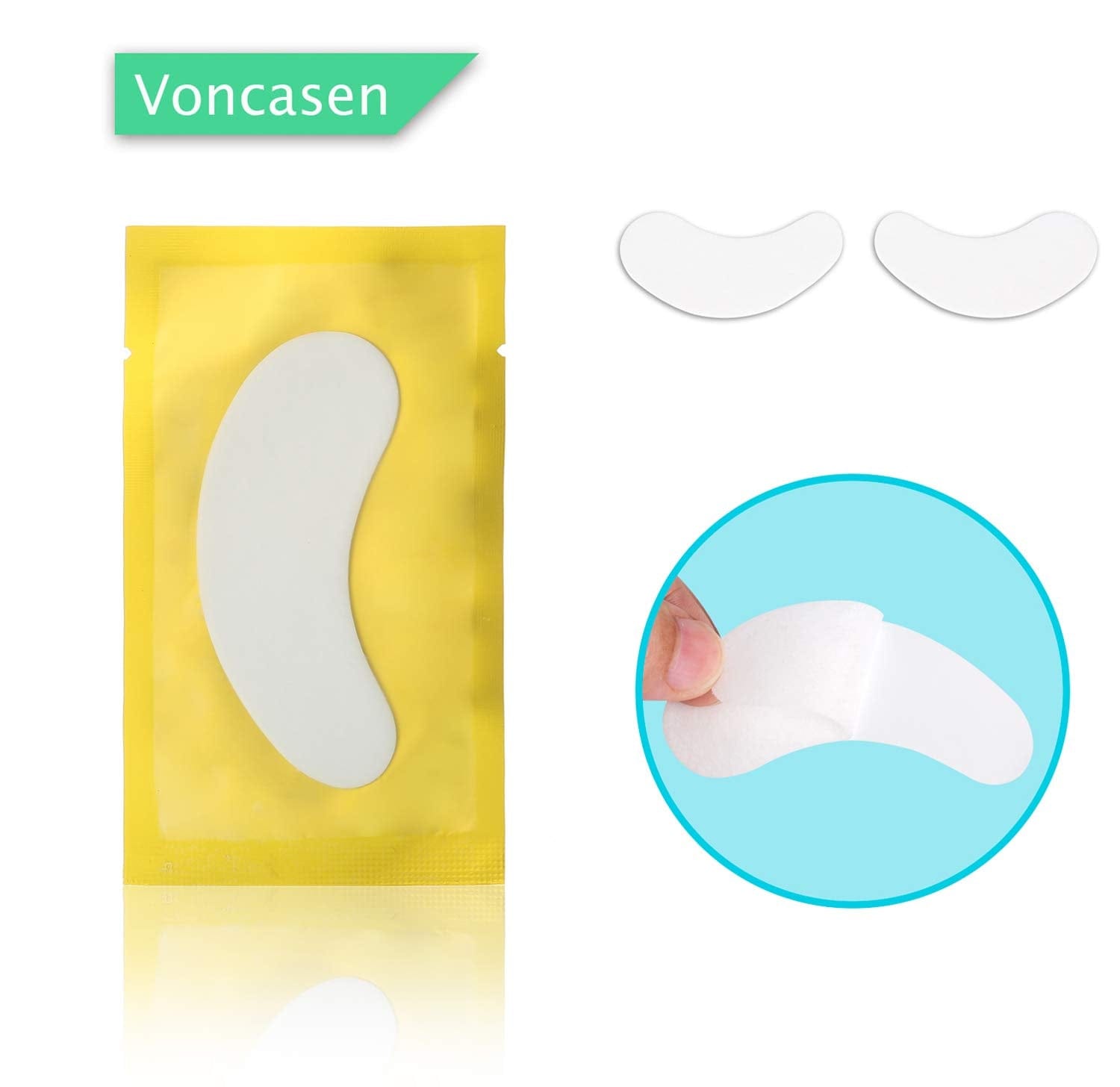 100 Pairs Set under Eye Pads, Comfy and Cool under Eye Patches Gel Pad for Eyelash Extensions Eye Mask Beauty Tool (Gold) Health & Beauty > Personal Care > Cosmetics > Cosmetic Tools > Skin Care Tools V world