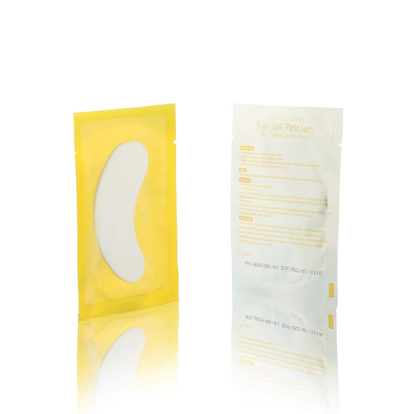 100 Pairs Set under Eye Pads, Comfy and Cool under Eye Patches Gel Pad for Eyelash Extensions Eye Mask Beauty Tool (Gold) Health & Beauty > Personal Care > Cosmetics > Cosmetic Tools > Skin Care Tools V world