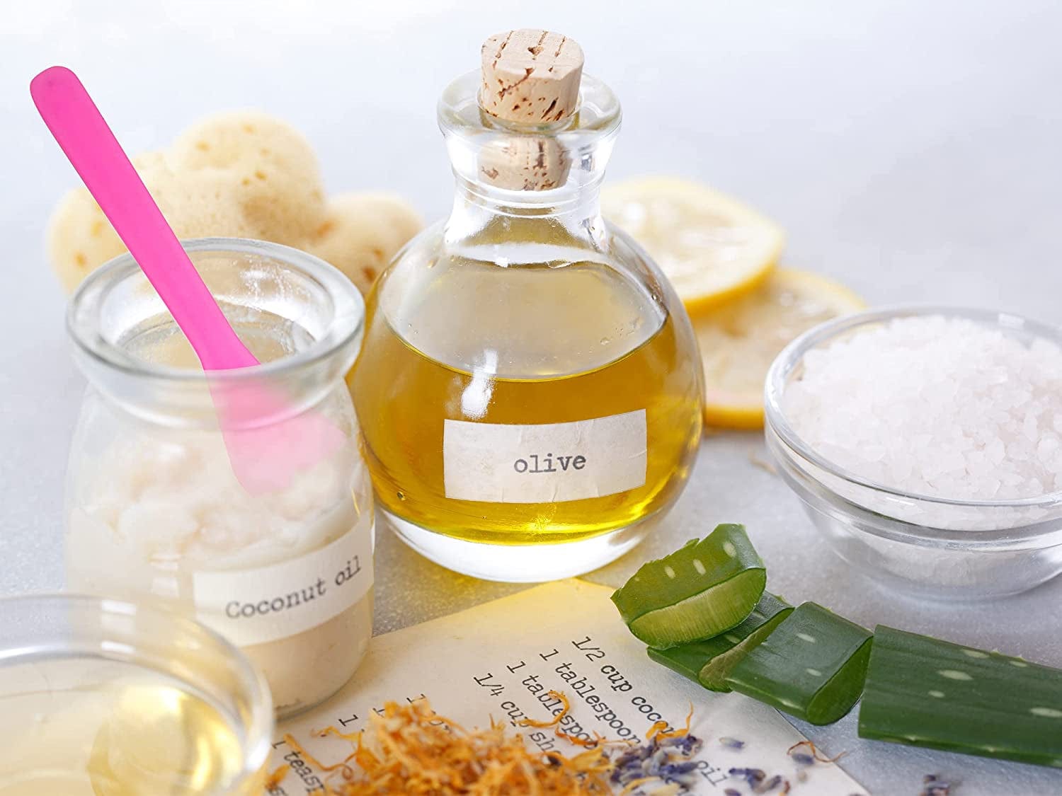 100 Pcs 5 Inch Makeup Tools Spoon,Cosmetic Spatulas, for Facial Care, Mixed Pcs Health & Beauty > Personal Care > Cosmetics > Cosmetic Tools > Skin Care Tools WANBAO