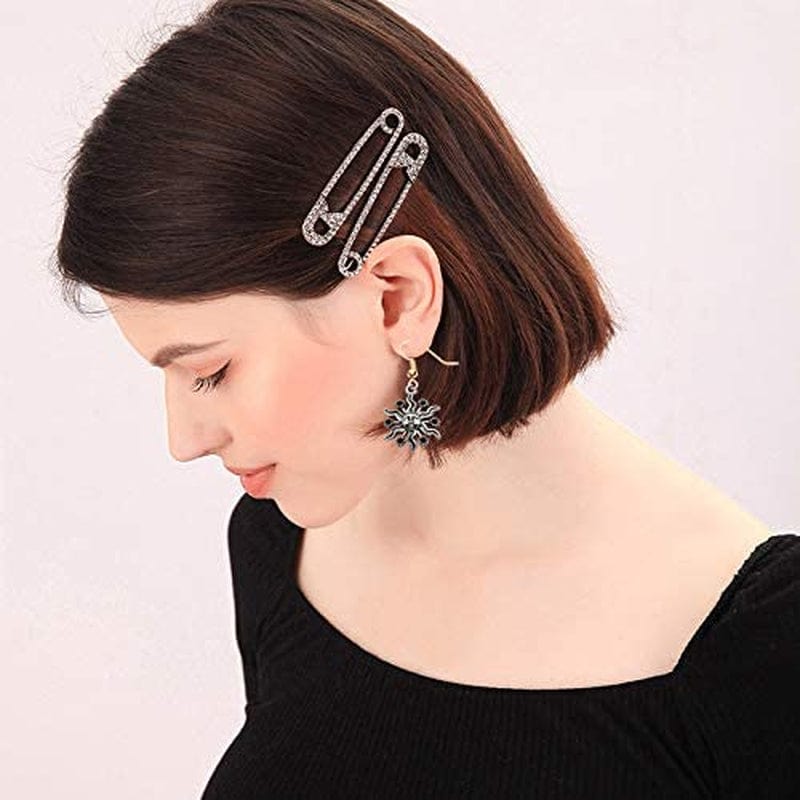 100 Pcs Craft Supplies Mixed Antique Silver Sun Moon Stars Charms Pendants for Crafting Jewelry Findings Making Accessory for DIY Necklace Bracelet (M417)