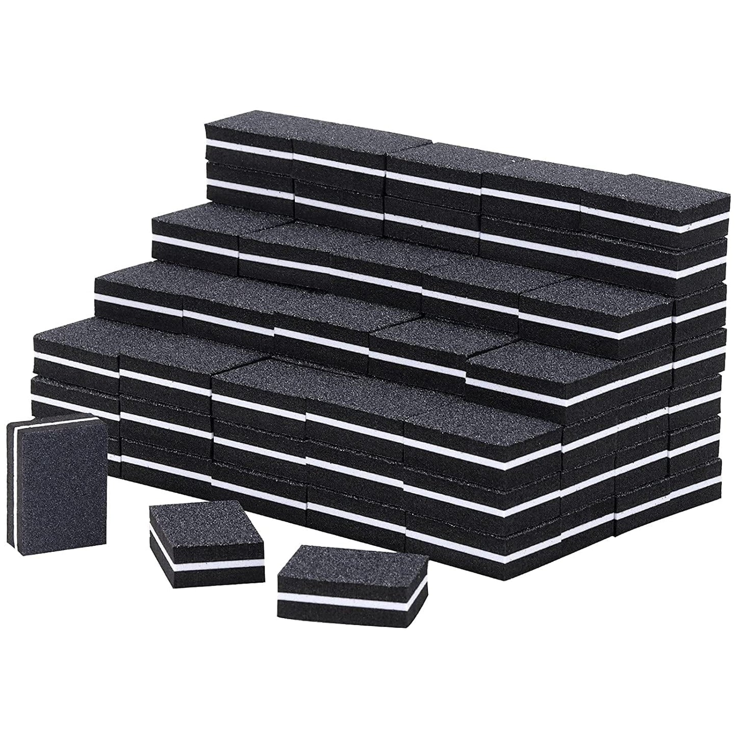 100 Pcs Mini Buffers for Nails 180/100 Grit Buffer for Acrylic Nails for Nail Care(Black) Health & Beauty > Personal Care > Cosmetics > Cosmetic Tools > Nail Tools acDesign 100-black