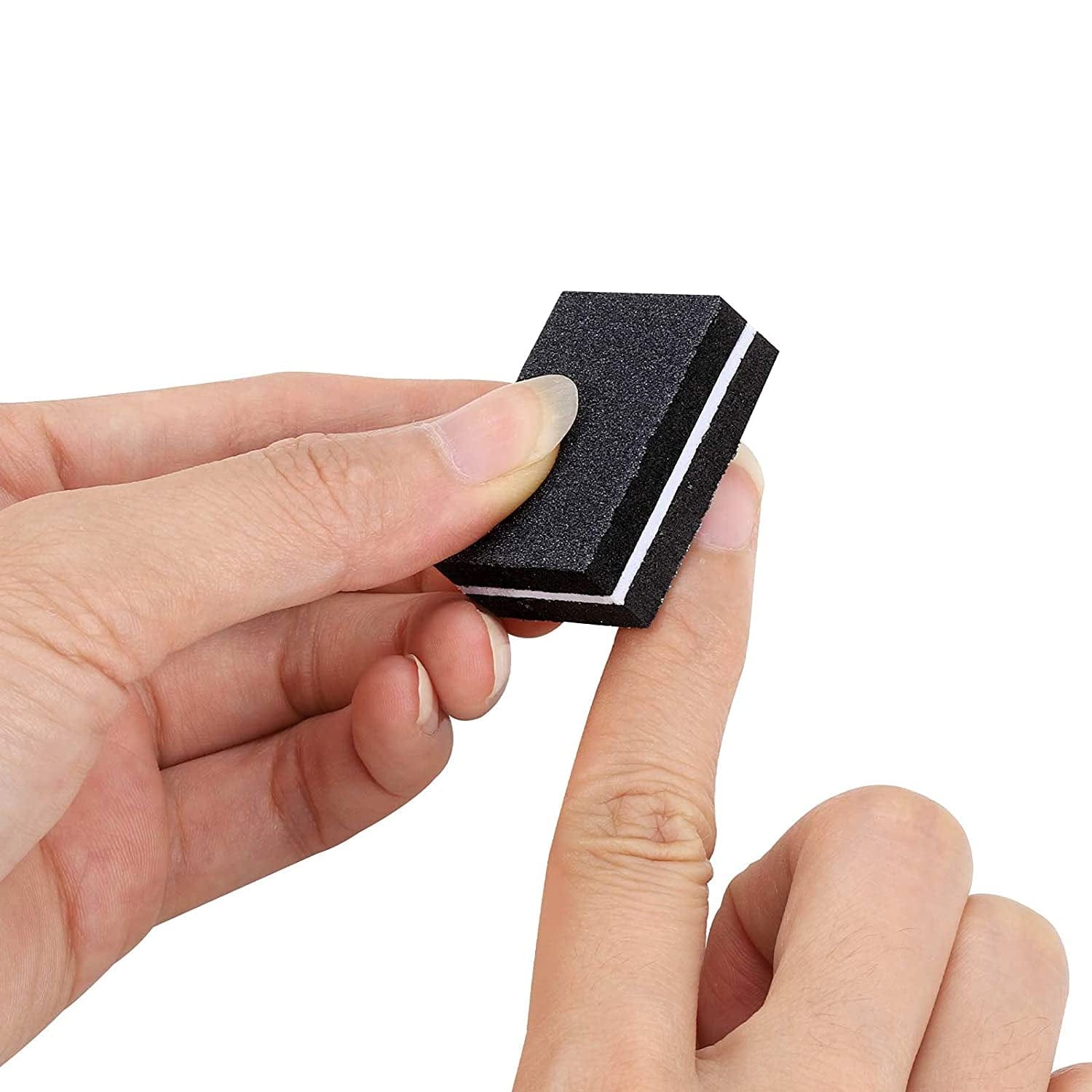 100 Pcs Mini Buffers for Nails 180/100 Grit Buffer for Acrylic Nails for Nail Care(Black) Health & Beauty > Personal Care > Cosmetics > Cosmetic Tools > Nail Tools acDesign