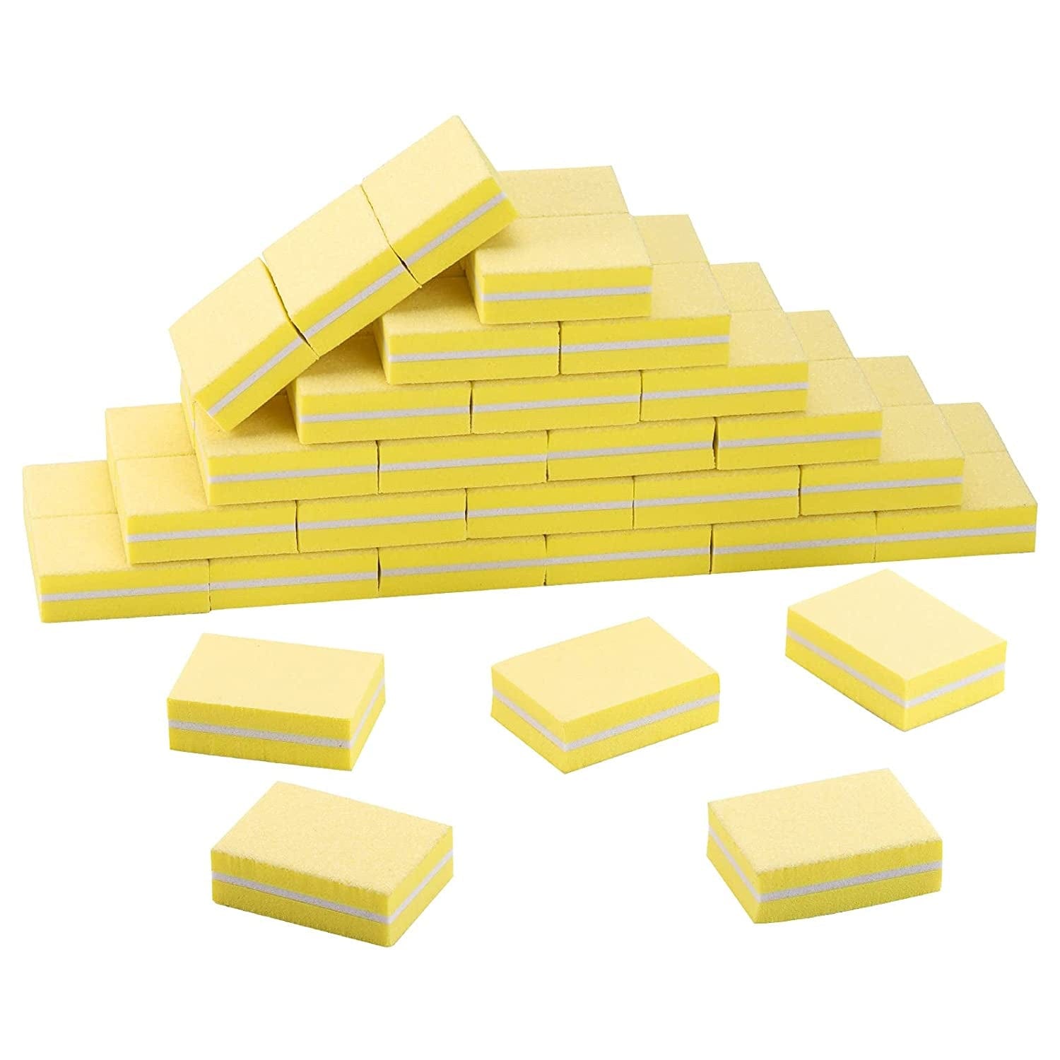 100 Pcs Mini Buffers for Nails 180/100 Grit Buffer for Acrylic Nails for Nail Care(Black) Health & Beauty > Personal Care > Cosmetics > Cosmetic Tools > Nail Tools acDesign 50-yellow