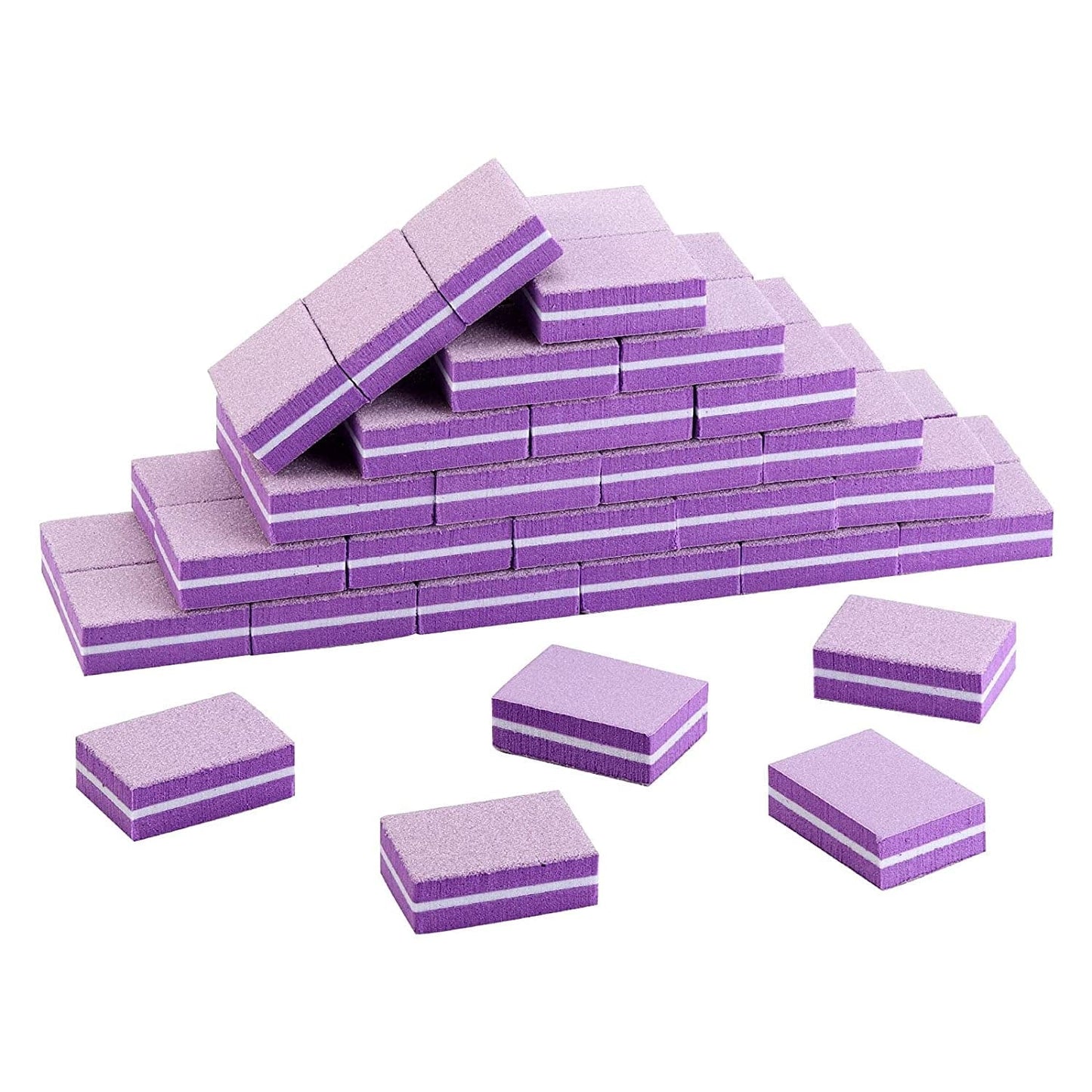 100 Pcs Mini Buffers for Nails 180/100 Grit Buffer for Acrylic Nails for Nail Care(Black) Health & Beauty > Personal Care > Cosmetics > Cosmetic Tools > Nail Tools acDesign 50-purple
