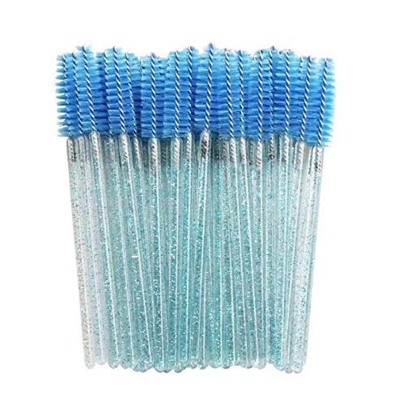 100 PCS Mix Colorl Crystal Shiny Eyelash Brushes Mascara Wands Eye Lash Eyebrow Applicator Cosmetic Makeup Brush Tool Kits Health & Beauty > Personal Care > Cosmetics > Cosmetic Tools > Makeup Tools LSKeenon
