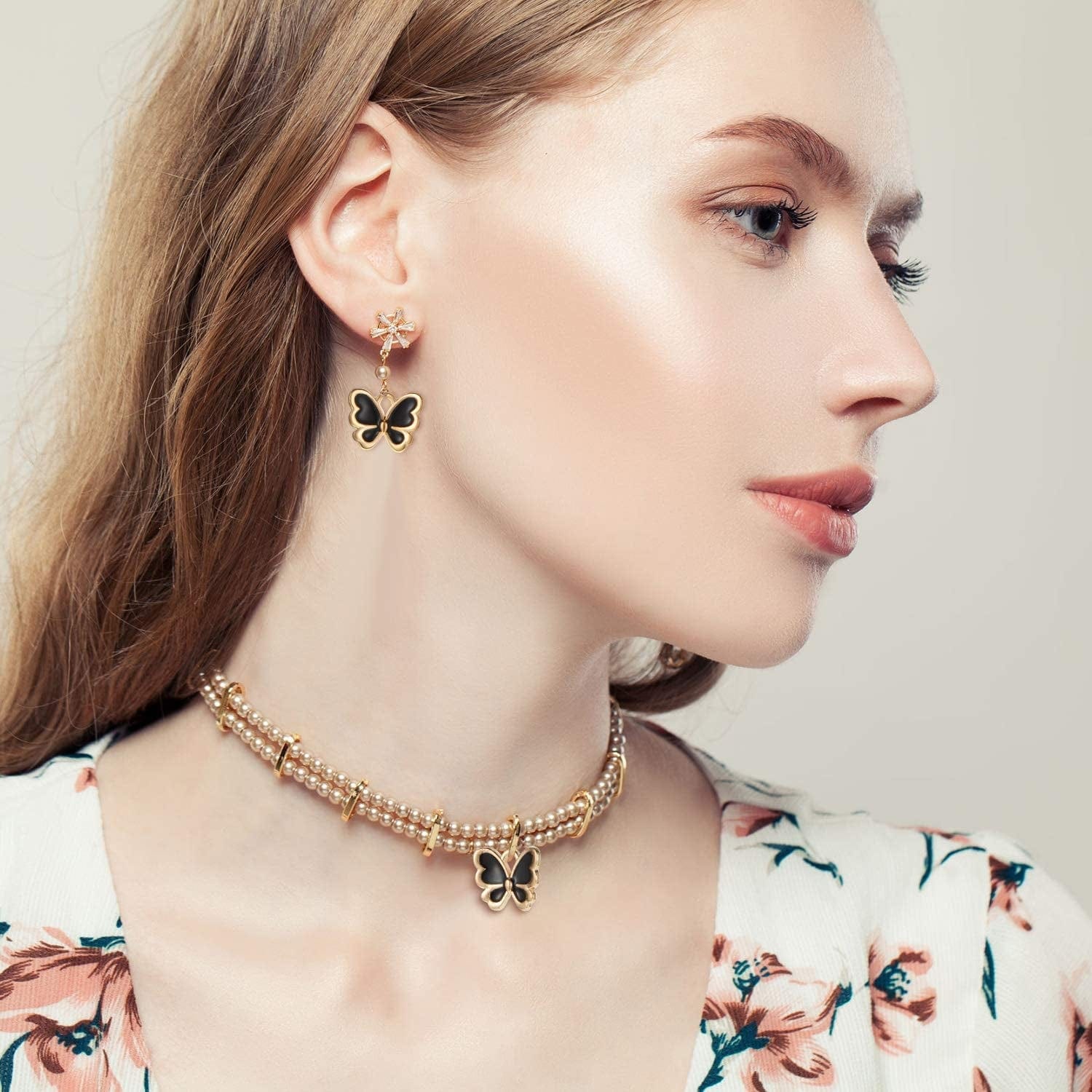 100 Pieces Colorful Butterfly Charms for Jewelry Making Enamel Butterfly Pendant Jewelry Butterfly Charm Alloy Butterfly Jewelry Charm for Necklace Bracelet Earrings DIY Supplies