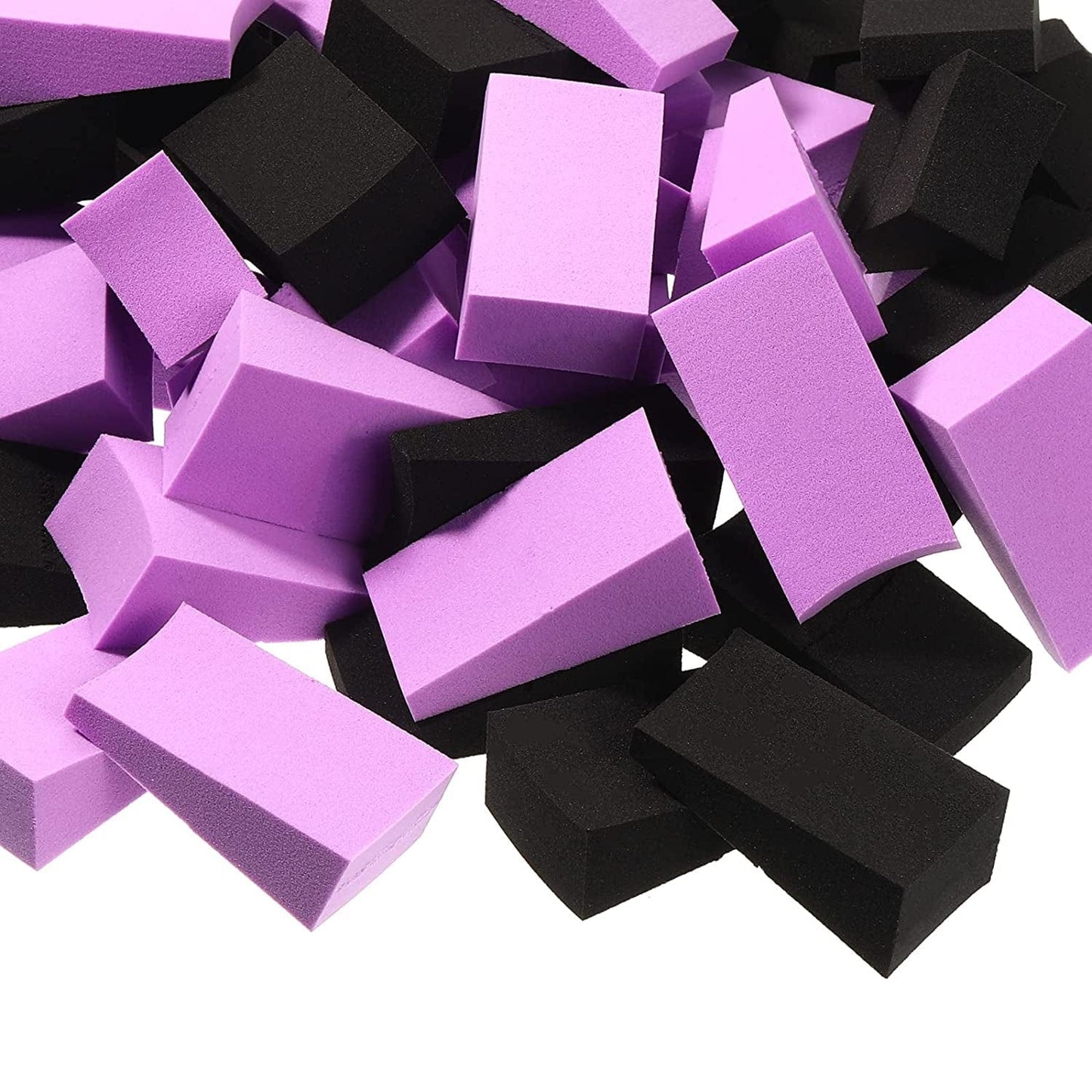 100 Pieces Cosmetic Sponges Latex Makeup Foam Wedges Foundation Beauty Tools (White) Health & Beauty > Personal Care > Cosmetics > Cosmetic Tools > Makeup Tools TecUnite Purple, Black