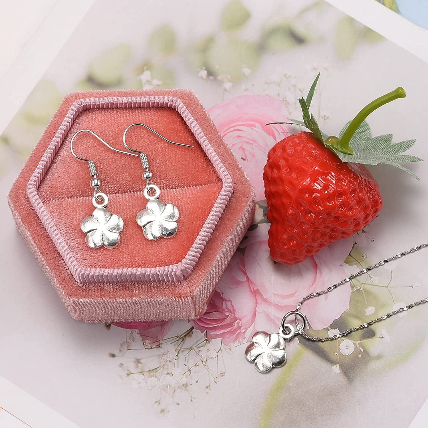 100Pcs Antique Silver Plated Flowers Charms Pendant DIY Bracelets Necklace Jewelry Making Craft Wholesale 15Mmx11Mm(A283)