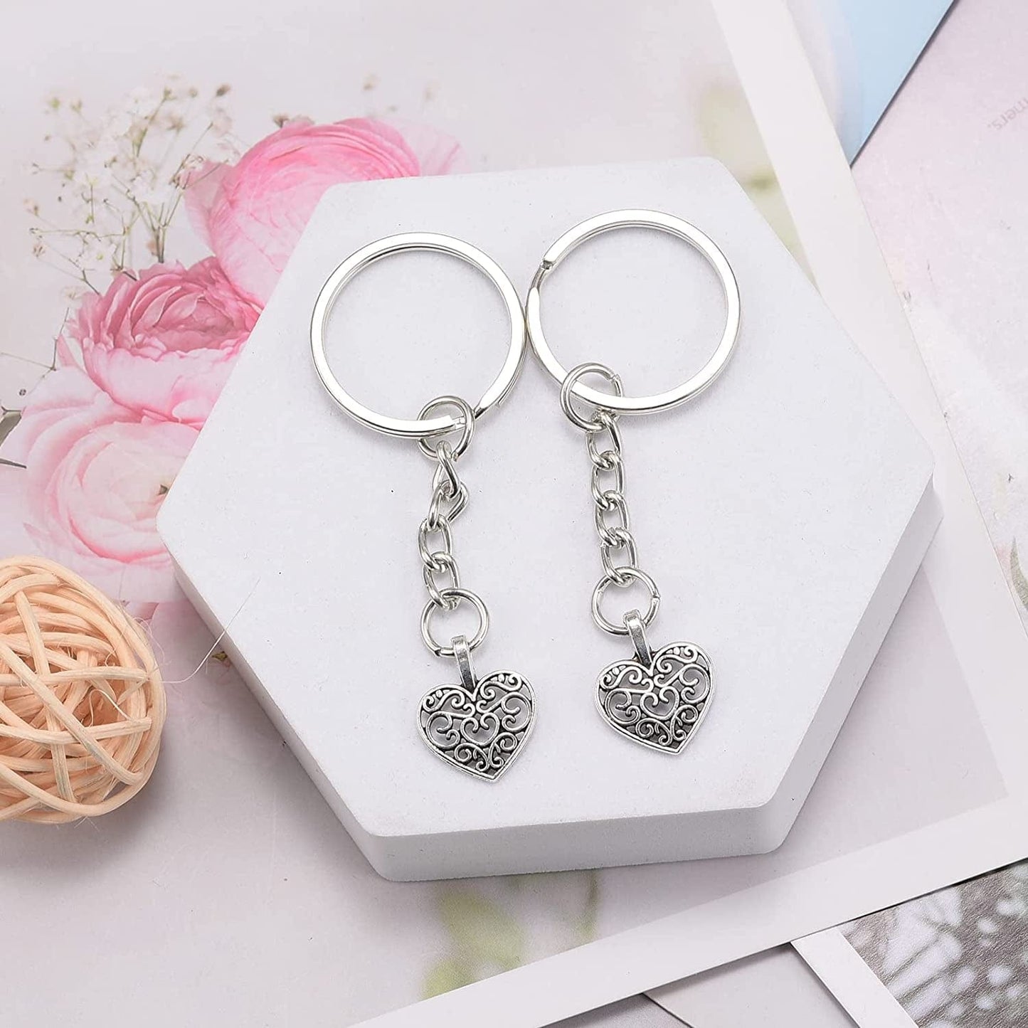 100Pcs Antique Silver Plated Hollow Lovely Heart Charms Pendant DIY Bracelets Necklace Jewelry Making Craft Wholesale 16Mmx14Mm(A285)