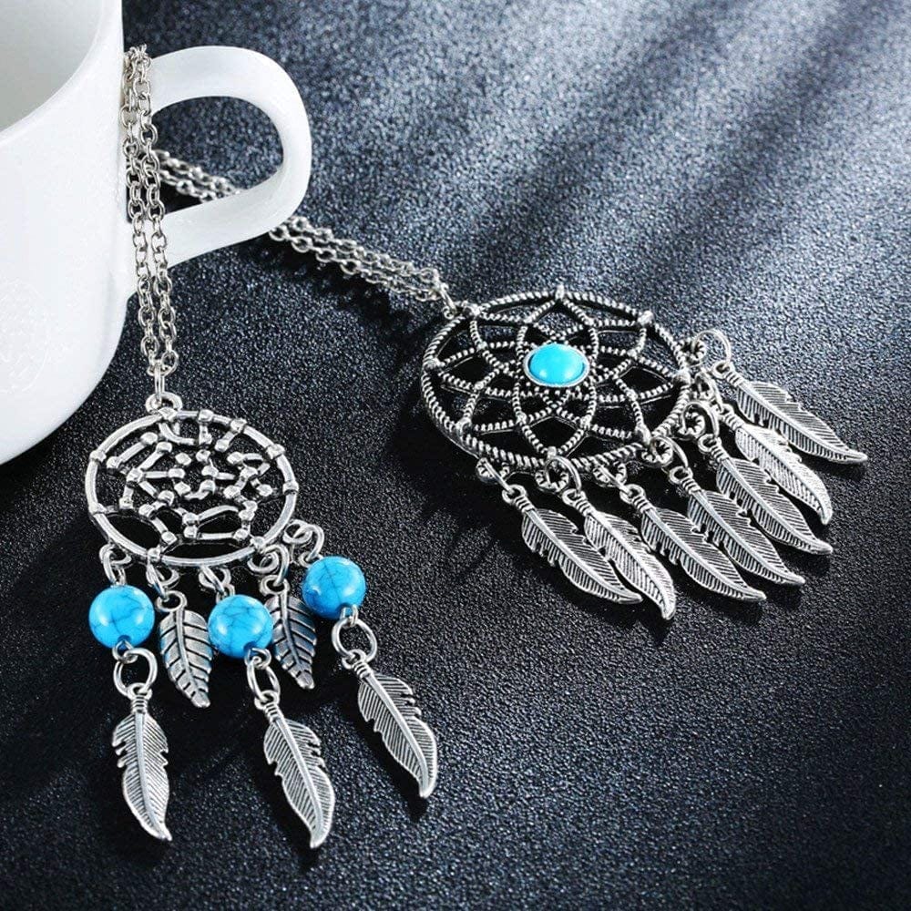 105Pcs Craft Supplies Dream Catcher Feather Wing Charms Pendants for Jewelry Making Findings Accessory for DIY Bracelet Necklace (M241)
