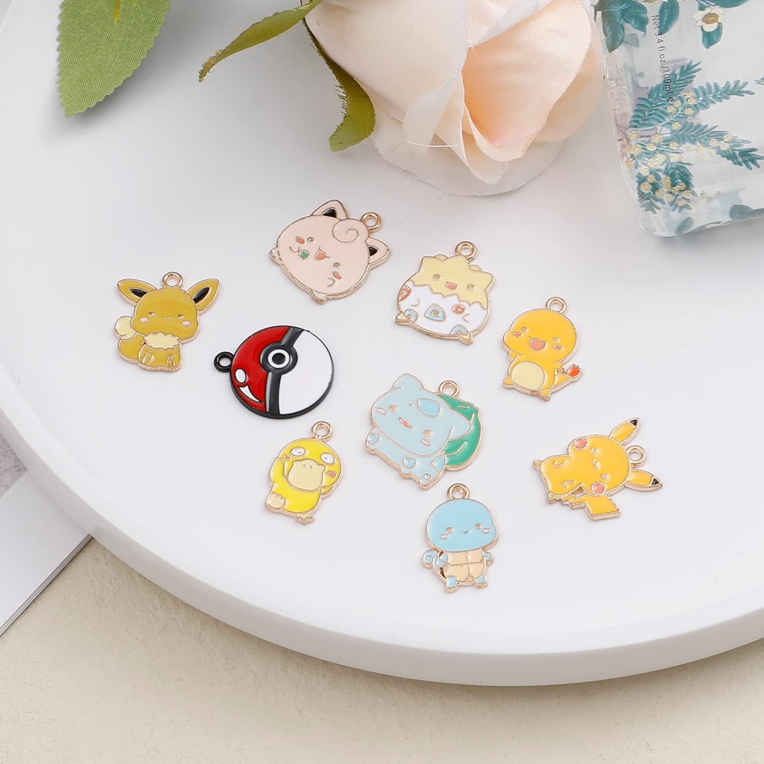 10Pcs Cartoon Charm Gifts Jewelry Accessories Pendant for Jewelry Making DIY Crafts