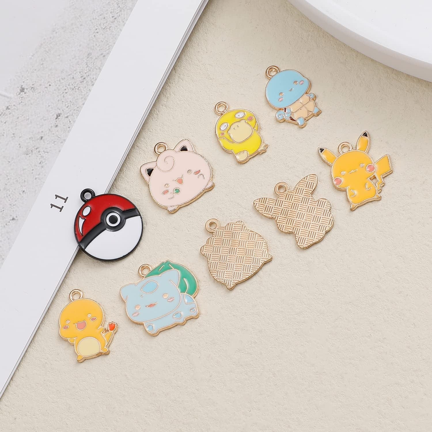 10Pcs Cartoon Charm Gifts Jewelry Accessories Pendant for Jewelry Making DIY Crafts