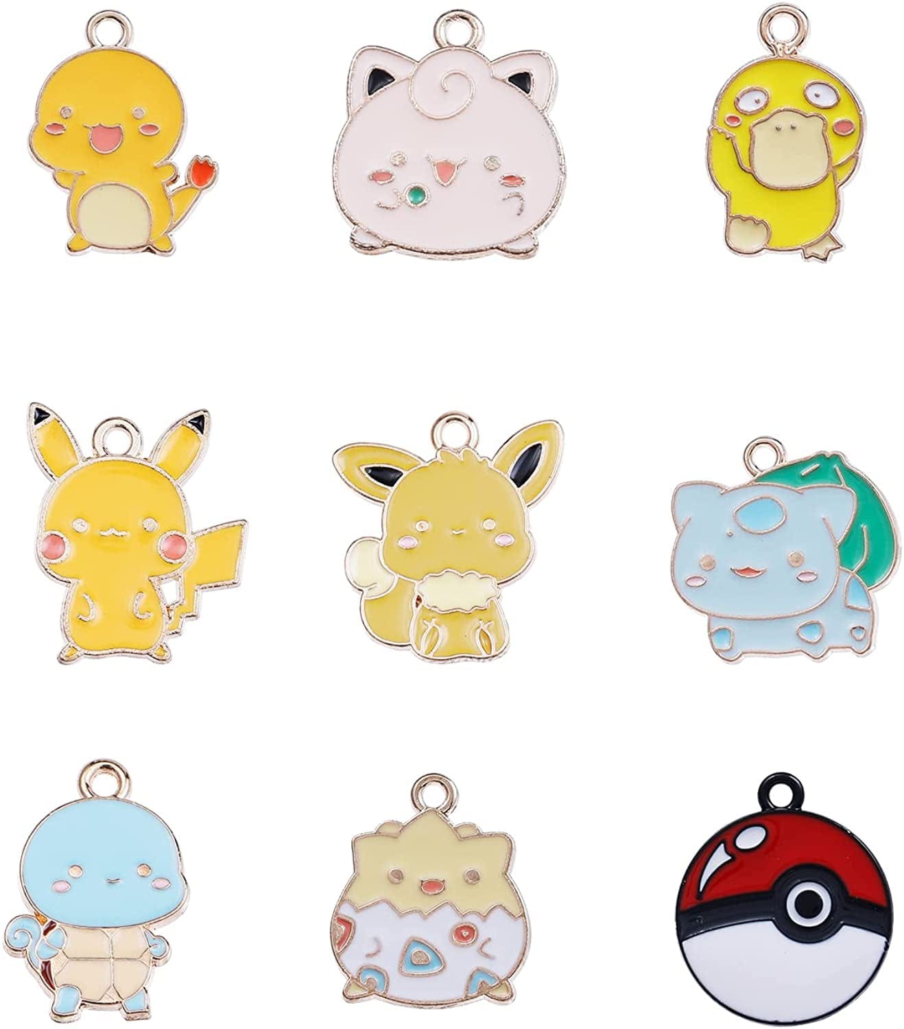 10Pcs Cartoon Charm Gifts Jewelry Accessories Pendant for Jewelry Making DIY Crafts C-BKQ 04