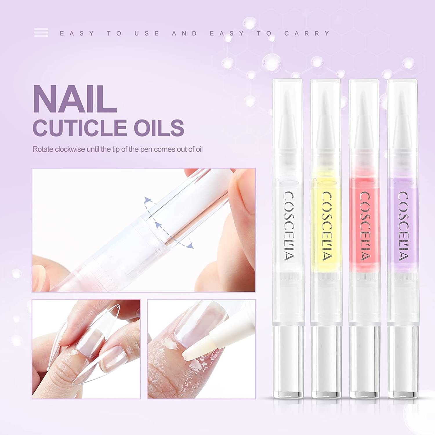 10Pcs Cuticle Oil Pen Bulk for Nails Polish Repair Pen Nail Nourishment Polish with Vitamins to Nourish and Moisturize Skin for Cuticle Nail Care 10 Flavors Health & Beauty > Personal Care > Cosmetics > Cosmetic Tools > Nail Tools COSCELIA