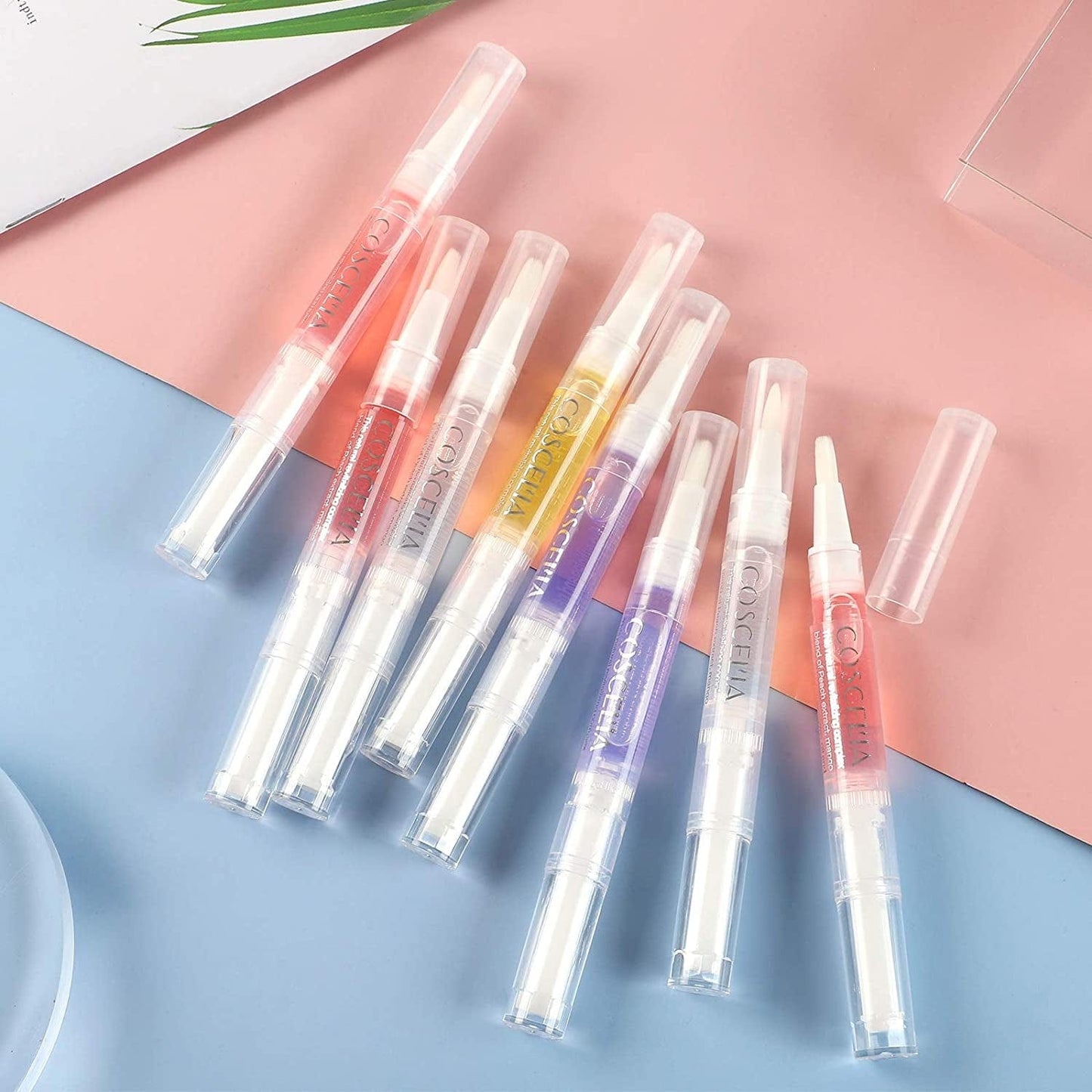 10Pcs Cuticle Oil Pen Bulk for Nails Polish Repair Pen Nail Nourishment Polish with Vitamins to Nourish and Moisturize Skin for Cuticle Nail Care 10 Flavors Health & Beauty > Personal Care > Cosmetics > Cosmetic Tools > Nail Tools COSCELIA