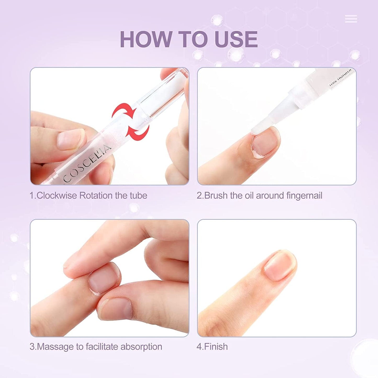 10Pcs Cuticle Oil Pen Bulk for Nails Polish Repair Pen Nail Nourishment Polish with Vitamins to Nourish and Moisturize Skin for Cuticle Nail Care 10 Flavors Health & Beauty > Personal Care > Cosmetics > Cosmetic Tools > Nail Tools COSCELIA