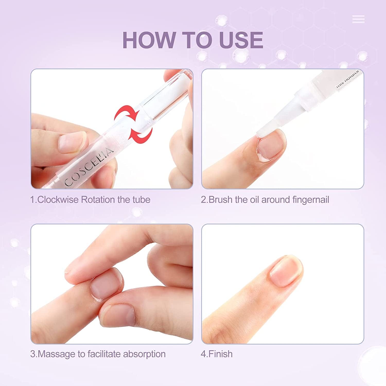 10Pcs Cuticle Oil Pen Bulk for Nails Polish Repair Pen Nail Nourishment Polish with Vitamins to Nourish and Moisturize Skin for Cuticle Nail Care 10 Flavors Health & Beauty > Personal Care > Cosmetics > Cosmetic Tools > Nail Tools COSCELIA