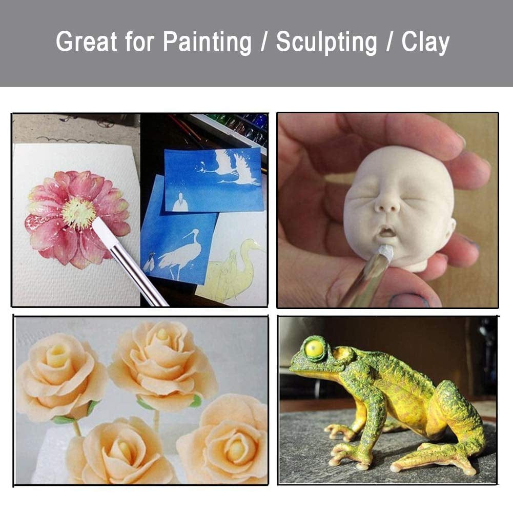 10Pcs Nail Art Gel Carving Pen Nail Dotting Tool Silicone Nail Brushe Set Nail Tools Pottery Clay Sculpting Tools,Acrylic Nail Dotting Pen 2 Way Double Ended Health & Beauty > Personal Care > Cosmetics > Cosmetic Tools > Nail Tools Bysiter