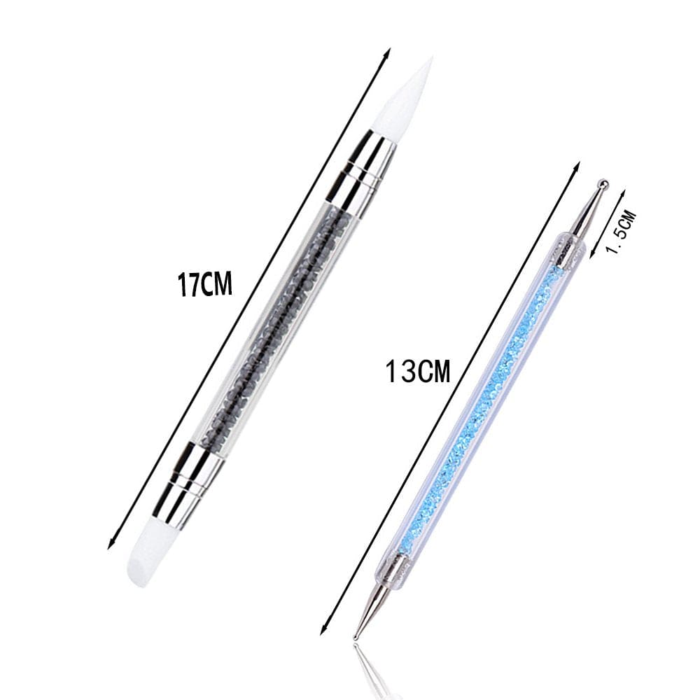 10Pcs Nail Art Gel Carving Pen Nail Dotting Tool Silicone Nail Brushe Set Nail Tools Pottery Clay Sculpting Tools,Acrylic Nail Dotting Pen 2 Way Double Ended Health & Beauty > Personal Care > Cosmetics > Cosmetic Tools > Nail Tools Bysiter